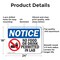 Signmission No Food Or Drink Permitted In Lab, 24 in W x Rectangle, Aluminum OS-2PACK-NS-A-1824-L-14603 - alternate 4